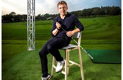 Ben Shephard at the British Masters.