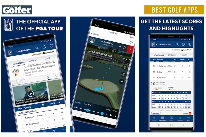 The Today's Golfer app.