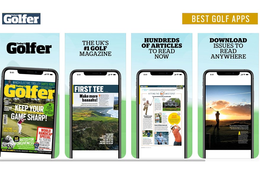 The Today's Golfer app.