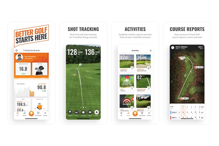 Trackman offers two dedicated applications: Trackman Golf for players and Trackman Golf Pro for coaches and fitters