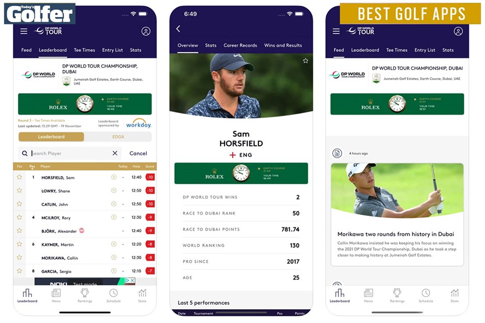 golf tour app