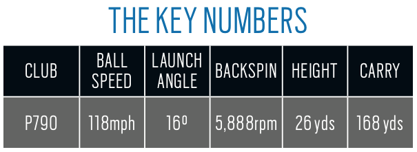 TaylorMade P790 iron data