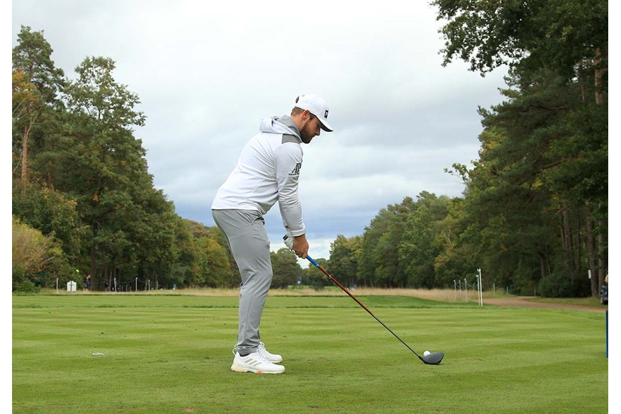 Tyrrell Hatton's driver address position