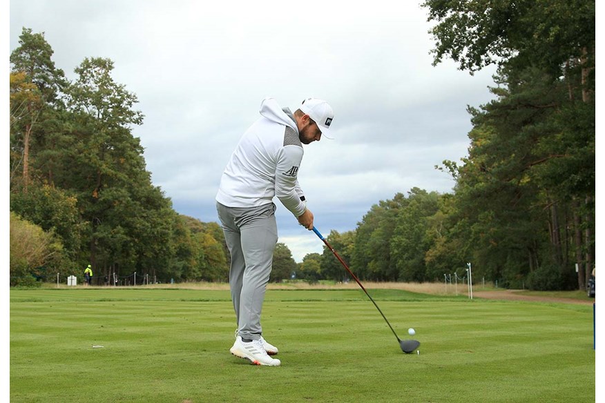 Tyrrell Hatton's driver impact position.