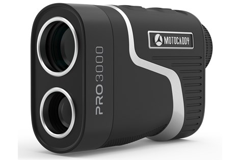 Motocaddy Pro 3000 golf rangefinder.