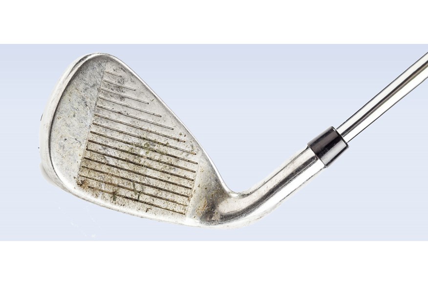 Golf clubs with dirty grooves don't perform as well.