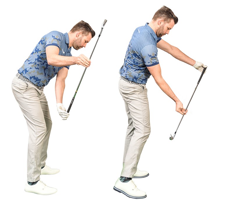 Lead Arm Pull vs. Trail Arm Push - Golf Swing Basics - IMPACT SNAP 