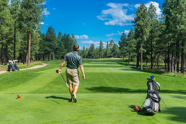 Pristine golf course