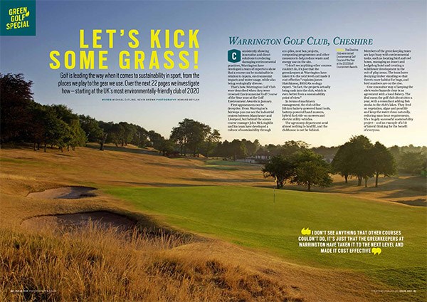 Sustainable golf courses are leading by example when it comes to golf's long-term future