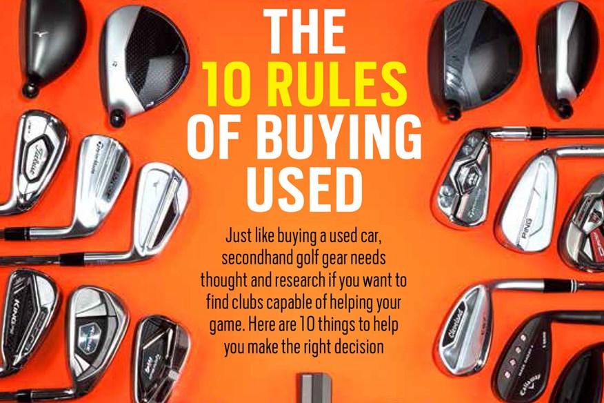 Follow our tips for a successful purchase of used golf clubs.