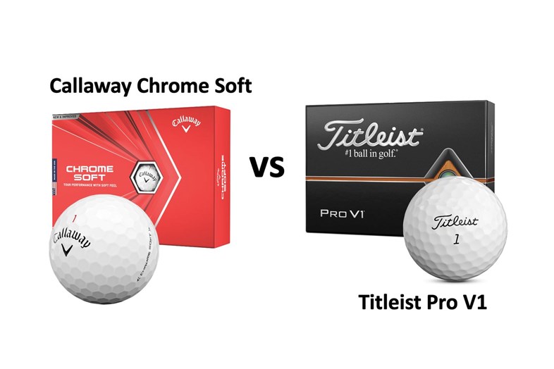 Callaway Chrome Soft vs Titleist Pro V1 golf balls