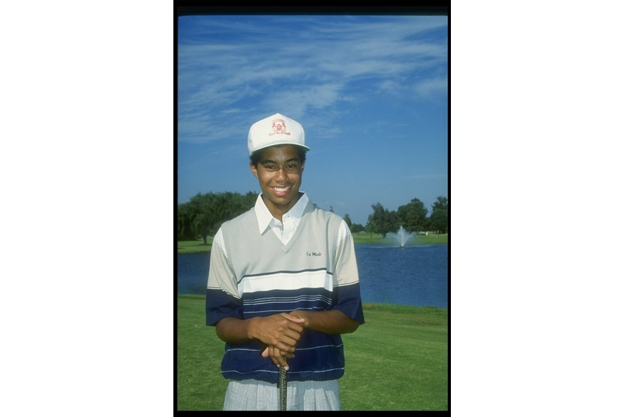 A young Tiger Woods had incredible golfing ability.