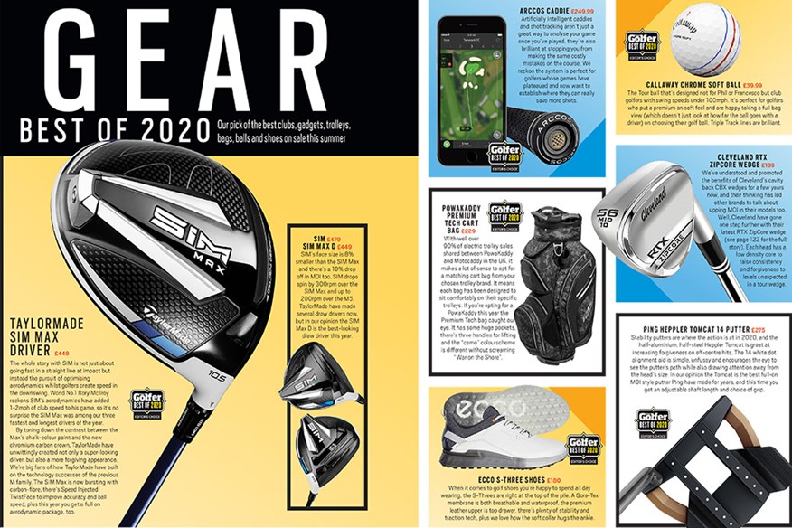 Just some of the best golf gear of 2020.