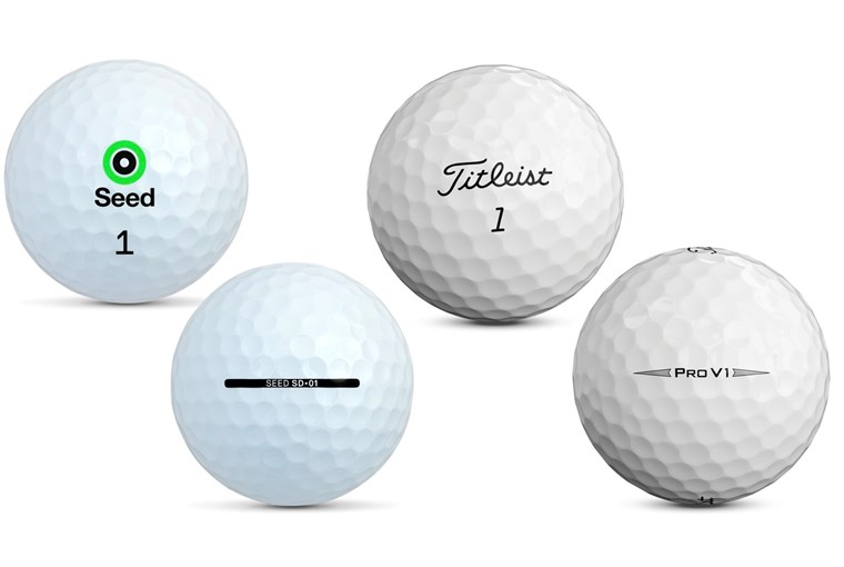 Seed vs Titleist Pro V1 golf balls