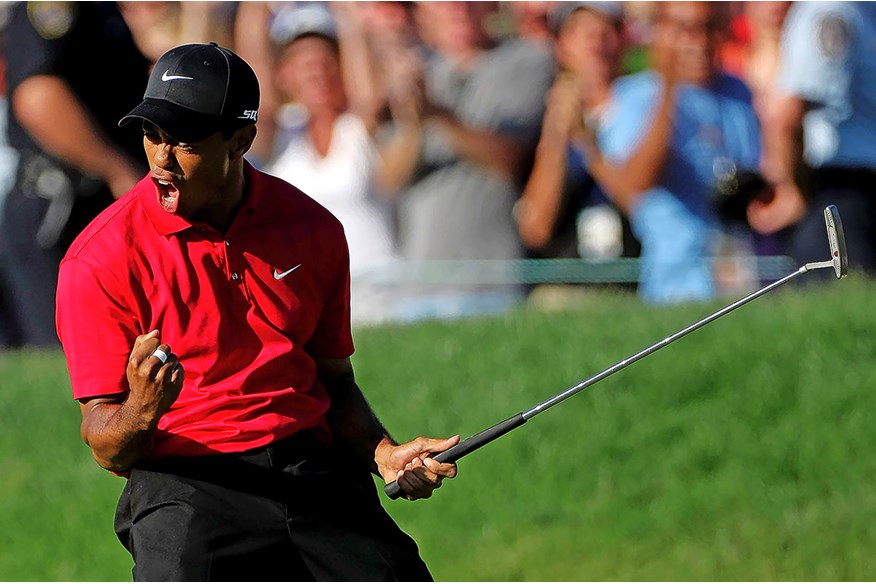 2008 was Tiger Woods' best handicap year