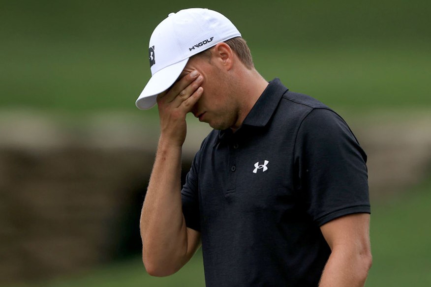 Jordan Spieth is trying hard to reverse a major slump in form.