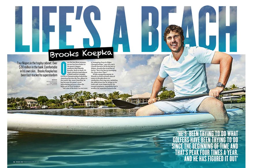 Brooks Koepka talks to Today's Golfer.