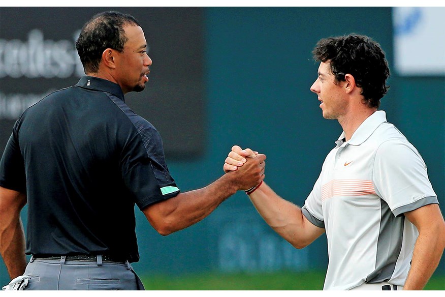 Rory McIlroy will play alongside Tiger Woods in the opening two rounds.