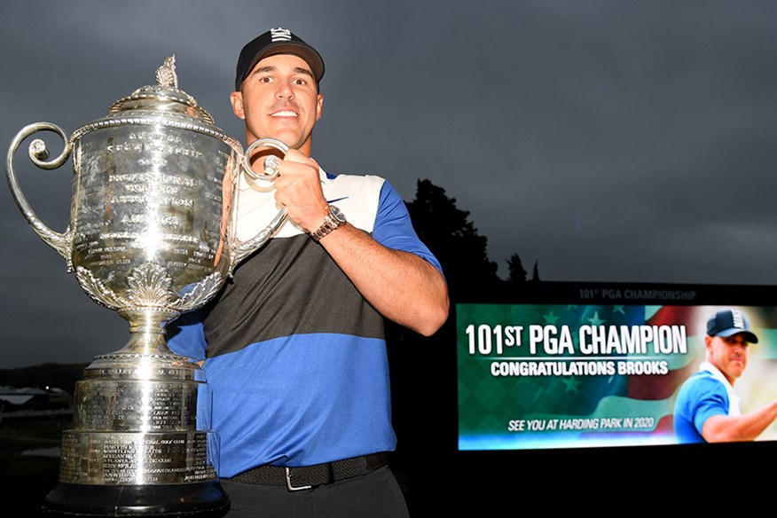 Brooks Koepka has won the past two US PGA Championships.