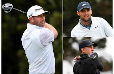 Dustin Johnson leads the US PGA Championship from Scottie Scheffler and Cameron Champ.