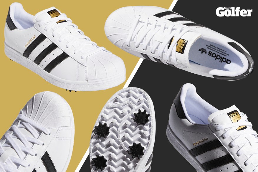 Adidas Golf's new Superstar shoes.