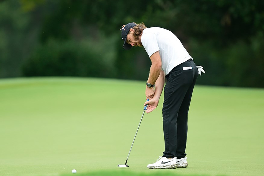 Tommy Fleetwood uses the claw putting grip with great success.