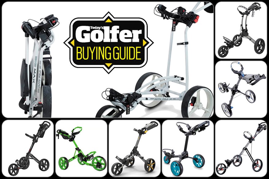 We review the best golf push trolleys