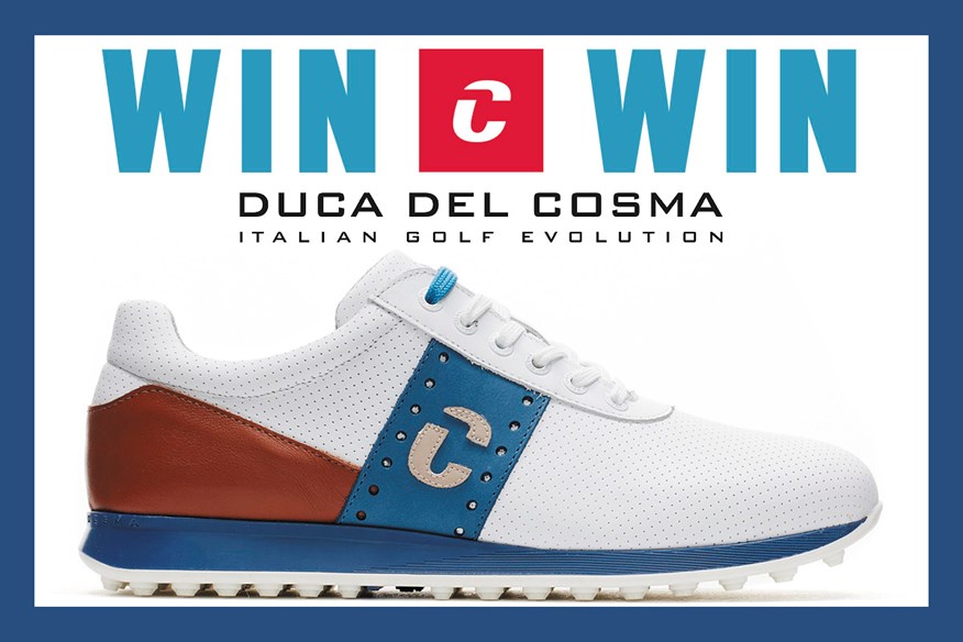 Duca Del Cosma Belair golf shoes look great on and off the course.