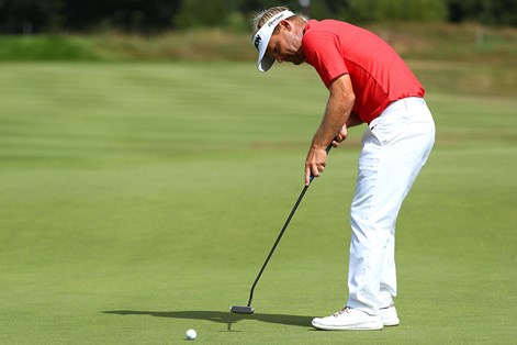Soren Kjledsen's putting has helped him to victories. Soren Kjledsen's putting has helped him to victories.