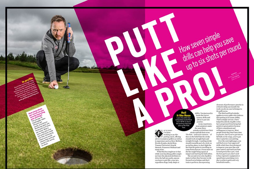 Learn to putt like a pro with leading coach Phil Kenyon