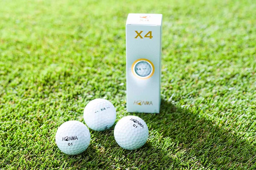 The premium Honma X4 golf ball.