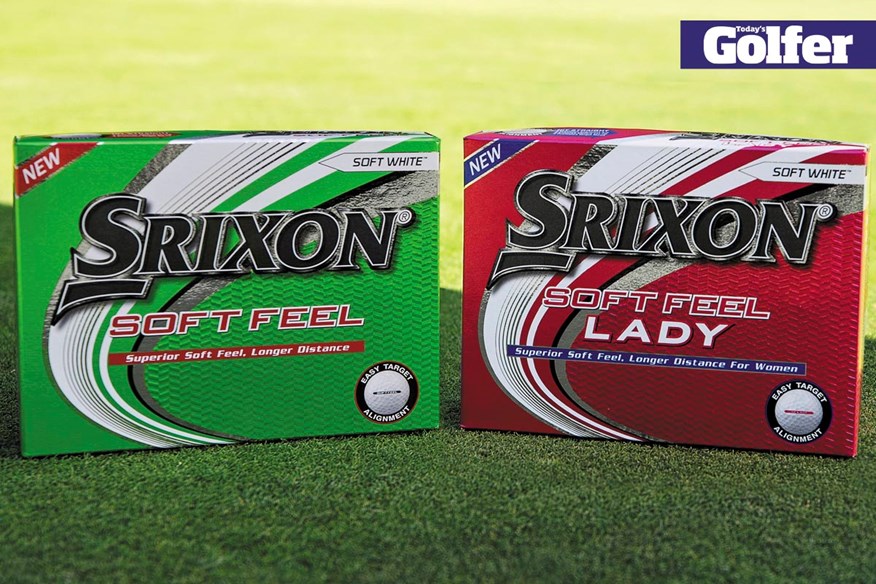 The new Srixon Soft Feel and Soft Feel Lady golf balls.