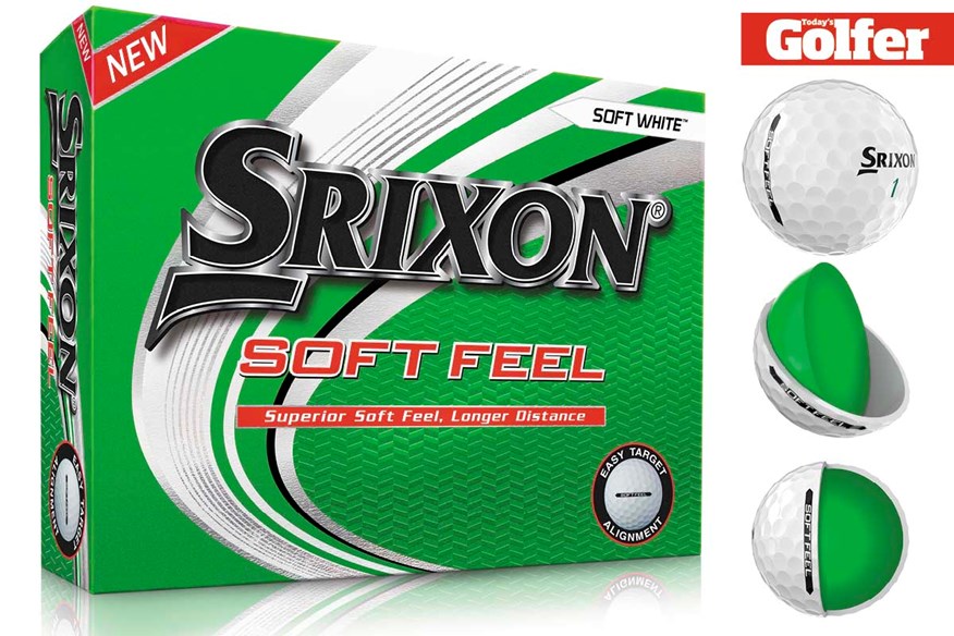 The Srixon Soft Feel golf ball is available in soft white.