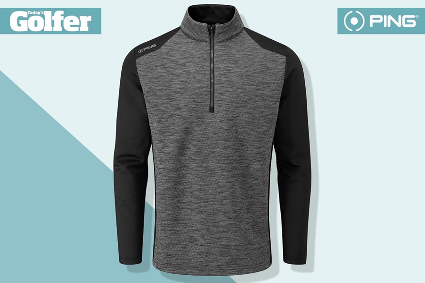 Ping Mellor half-zip men's golf mid-layer.