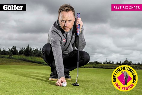 Putting coach Phil Kenyon. Putting coach Phil Kenyon.