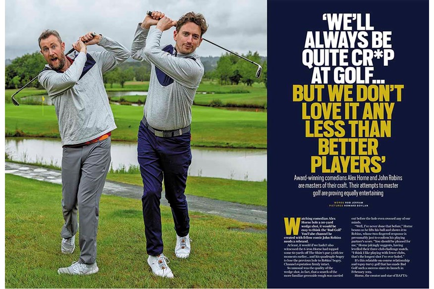 Comedians Alex Horne and John Robins chat Bad Golf.