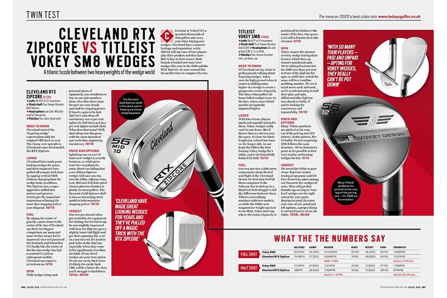 We pit Cleveland and Titleist's new wedges head-to-head.