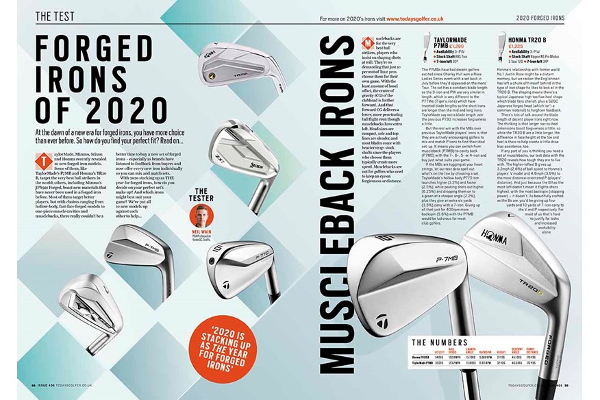 2020 forged golf irons tested.