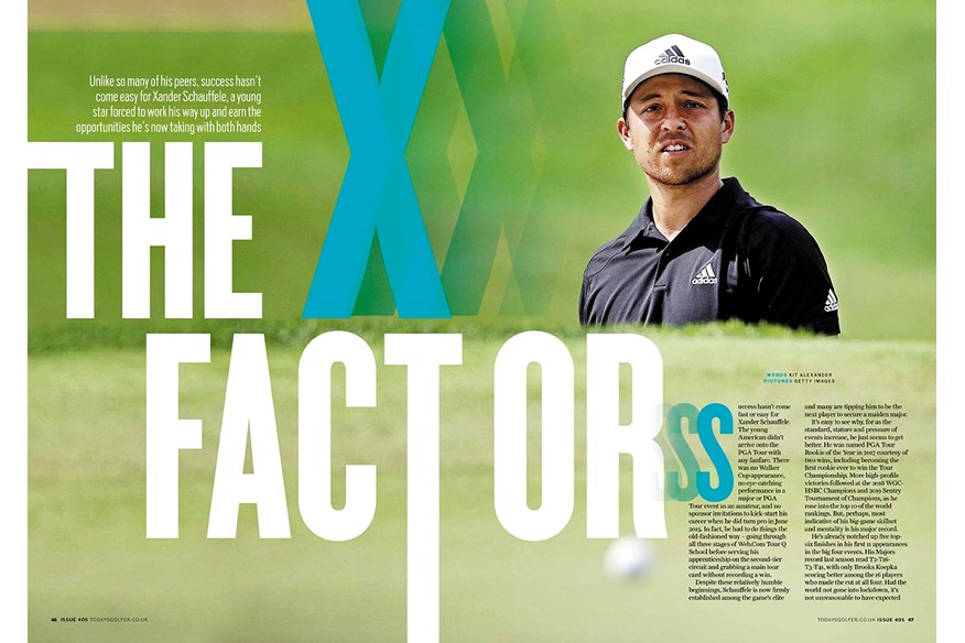 PGA Tour star Xander Schauffele talks to TG.