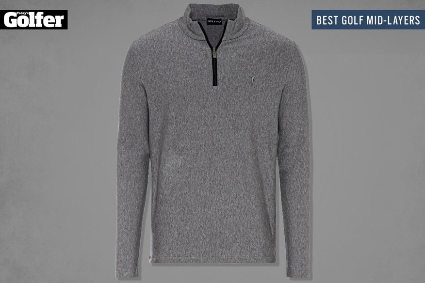 The Golfino men's sweater with Tencel is one of the best golf mid-layers.