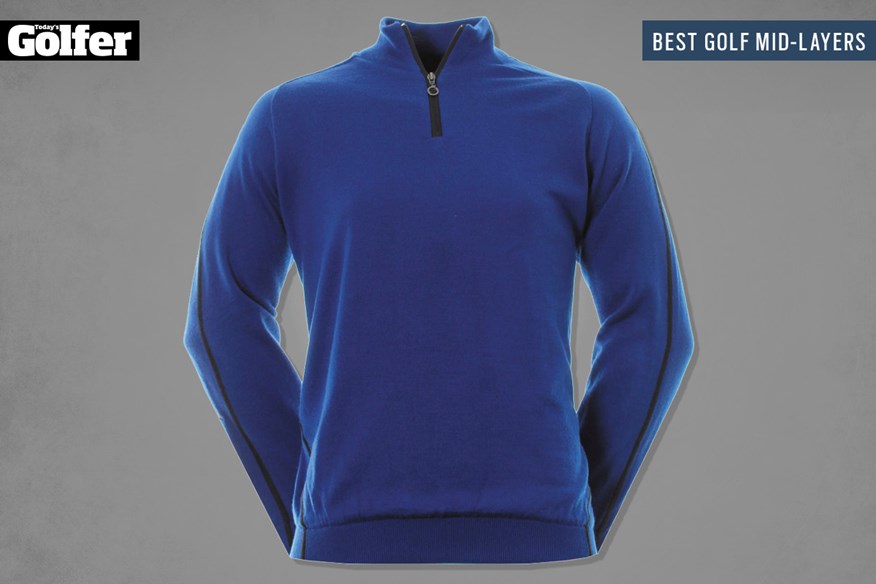 The Sunderland Hamsin Lined Sweater is one of the best golf mid-layers.