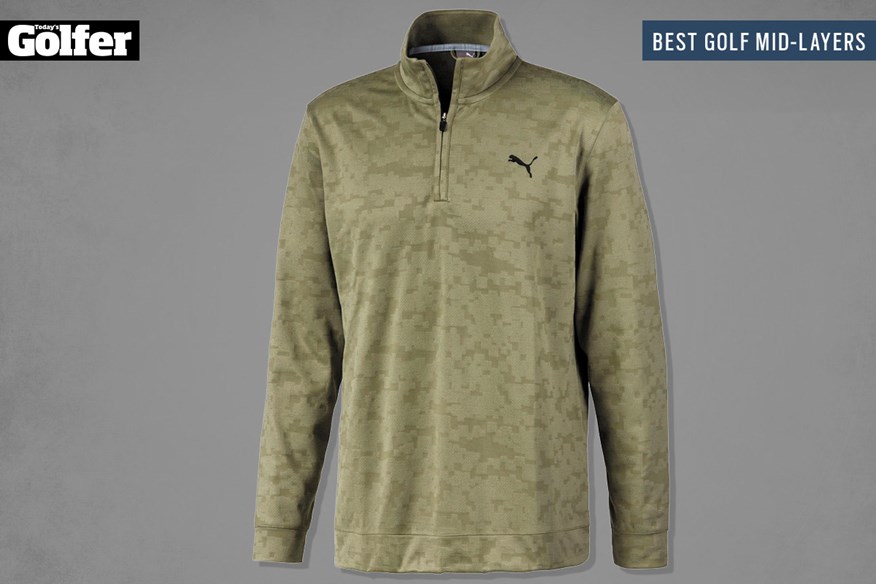 The Puma Alterknit Digi Camo is one of the best golf mid layers.