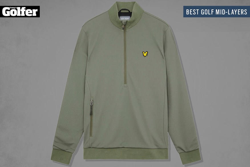 The Lyle & Scott Windshield 1/2 Zip Midlayer is one of the best golf pullovers.