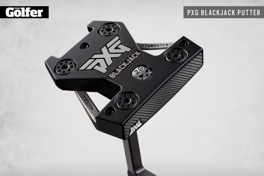 The sole of the PXG Blackjack putter.