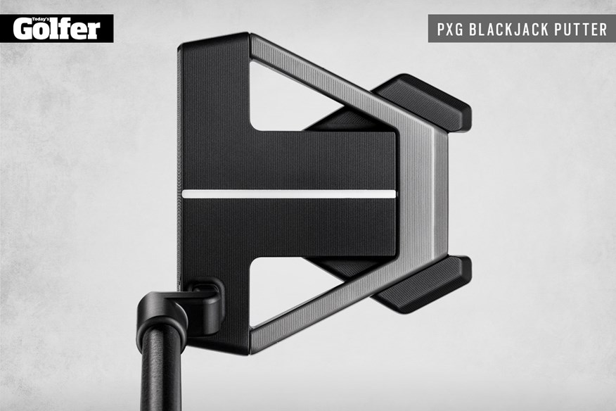 An address view of the PXG Blackjack putter.