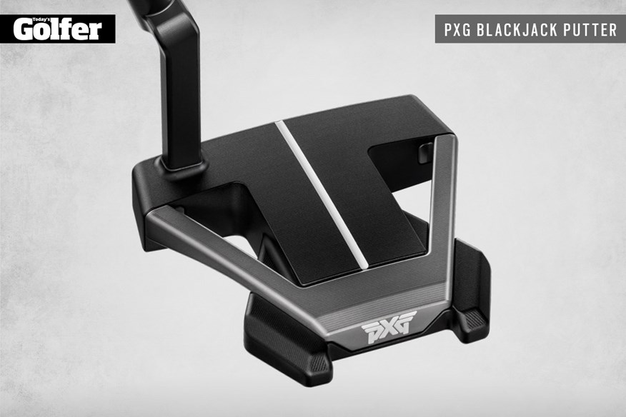 A rear view of the PXG Blackjack putter.