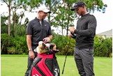 Adrain Rietveld dials in Rory McIlroy's Stealth Plus driver.
