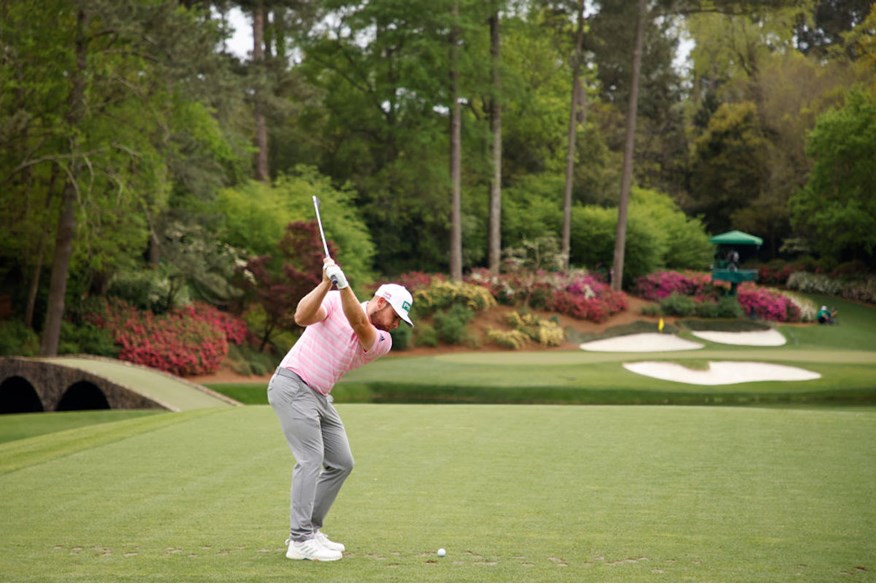 Tyrrell Hatton at the 2021 Masters