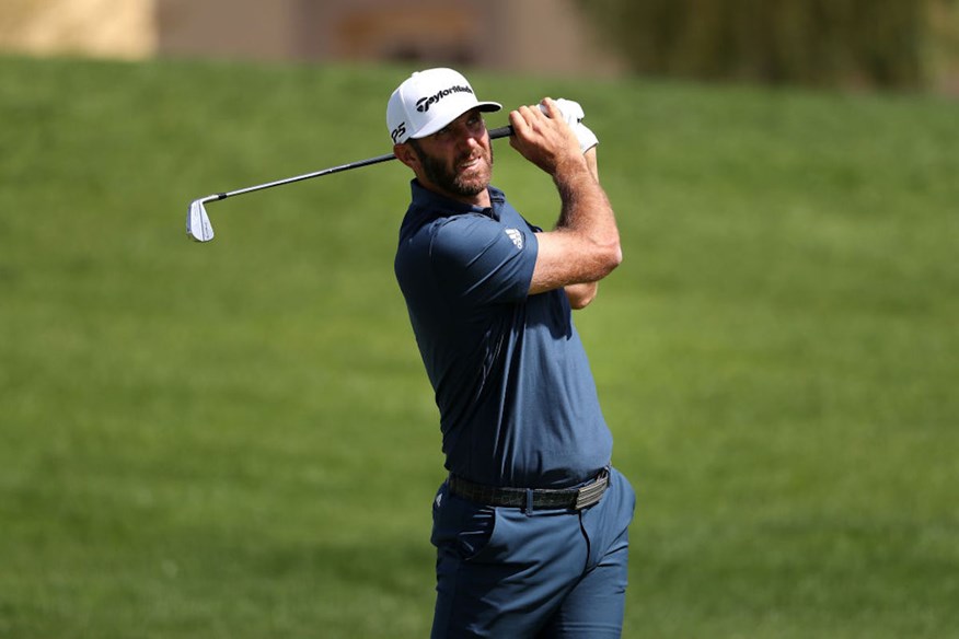 Dustin Johnson with the TaylorMade P730's