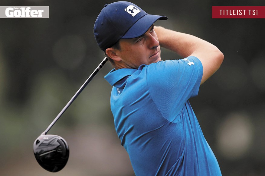 Jordan Spieth is using Titleist's TSi3 driver.